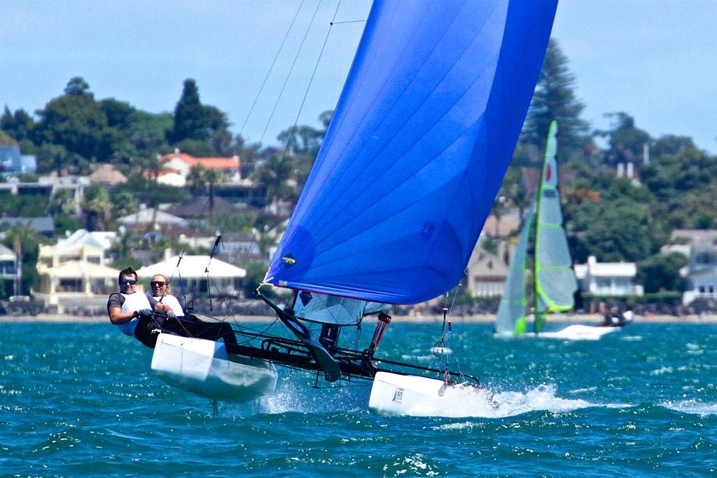 Nacra 17 - Oceanbridge NZL Sailing Regatta - Day 1 © Richard Gladwell www.photosport.co.nz